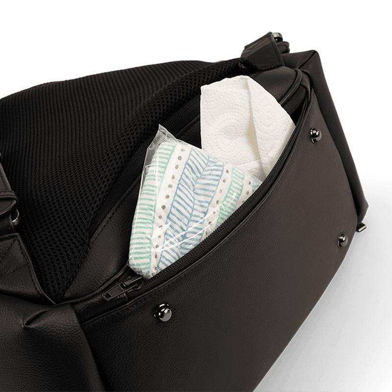 Nuna Essential Bag Caviar diaper backpack, UK version