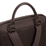 Nuna Essential Bag cocoa leatherette diaper backpack, imported from the UK