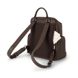 Nuna Essential Bag cocoa leatherette diaper backpack, imported from the UK