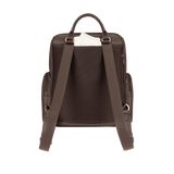 Nuna Essential Bag cocoa leatherette diaper backpack, imported from the UK