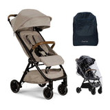 NUNA Compact Pushchair, TRVL (Including Raincover and Travel Bag), Hazelwood