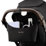 Nuna stroller organiser Caviar with pouch (British brand)