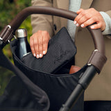 Nuna stroller organiser Caviar with pouch (British brand)