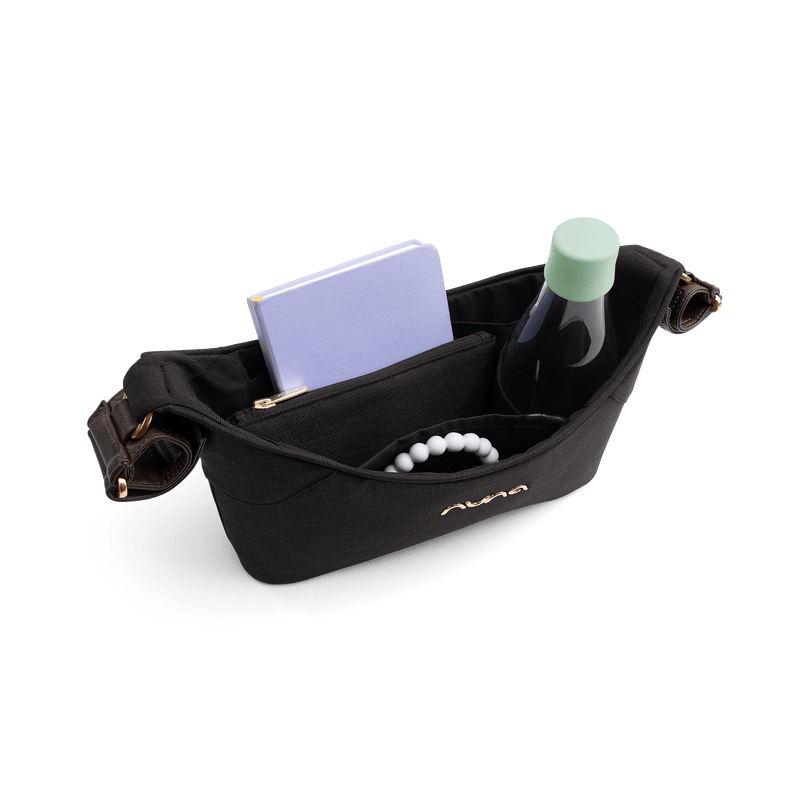 Nuna stroller organiser Caviar with pouch (British brand)