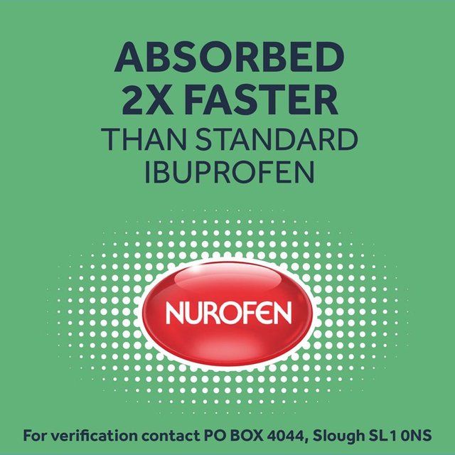 Nurofen Express Pain Relief Ibuprofen 200mg Liquid Caps 16 per pack