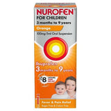 Nurofen for Children 3mths - 9yrs Ibuprofen Orange 100ml