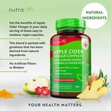 Nutravita Apple Cider Vinegar + Turmeric & Ginger - 180 Caps