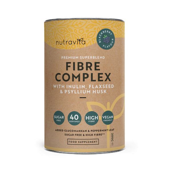 Nutravita Fibre Complex Powder - BlackBerry Flavour