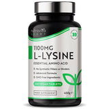 Nutravita L-Lysine 1100mg - 240 Vegan Tablets