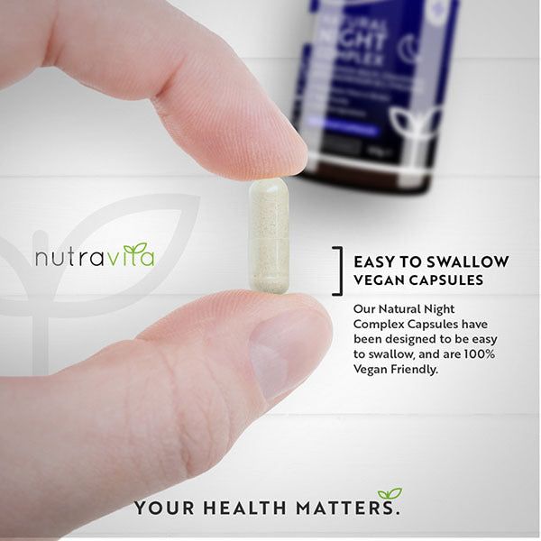 Nutravita Sleep Complex, Chamomile & Magnesium-120Vegan Caps