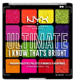 NYX Professional Makeup Ultimate Shadow Palette Vegan - I Know That's Bright