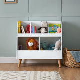 OBaby Maya toy storage white with natural, 80x80x40cm, UK version