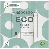 Ocado Eco Toilet Tissue 9 per pack