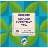 Ocado Everyday Decaff Black Tea Bags 80 per pack