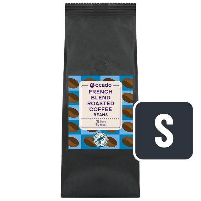 Ocado French Blend Roasted Coffee Beans 227g