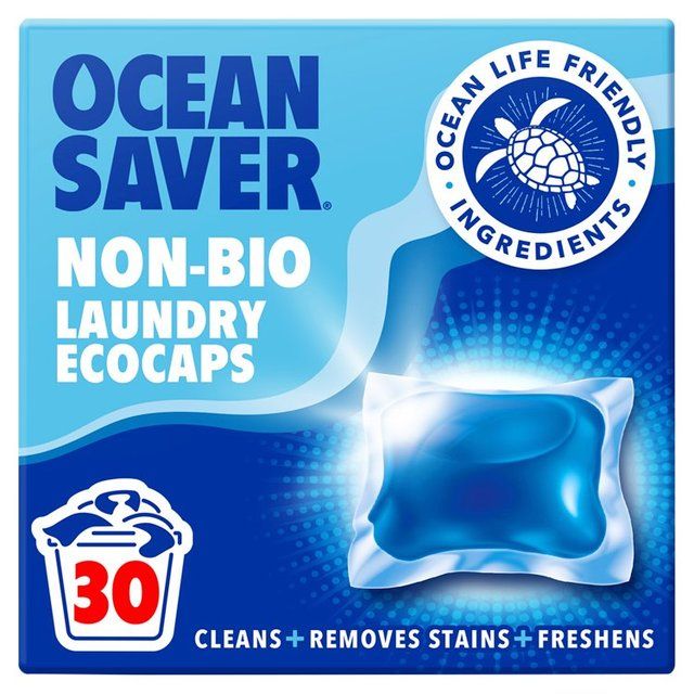 OceanSaver Laundry Detergent Non-Biological EcoCaps 30 per pack