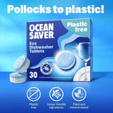 OceanSaver Plastic Free Eco Dishwasher Tablets 30 per pack