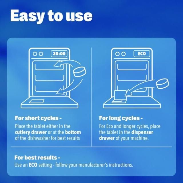 OceanSaver Plastic Free Eco Dishwasher Tablets 30 per pack