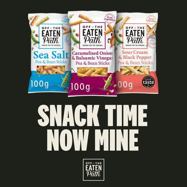 Off The Eaten Path Balsamic Vinegar Bean Sticks Sharing Bag Crisps 100g