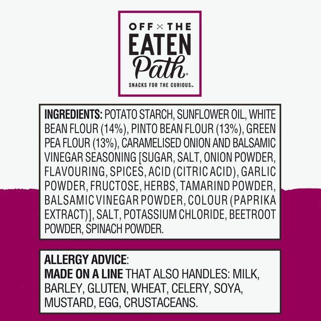 Off The Eaten Path Balsamic Vinegar Bean Sticks Sharing Bag Crisps 100g