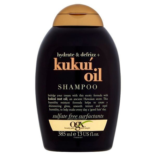 OGX Hydrate & Defrizz+ Kukui Oil pH Balanced Shampoo 385ml