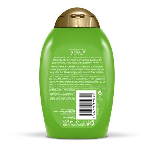 OGX Refreshing Scalp+ Teatree Mint Conditioner 385ml