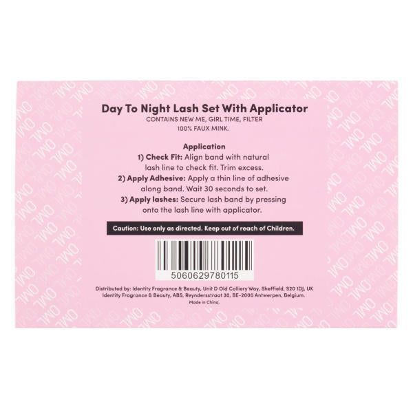 Oh My Lash Day to Night Black Faux Mink False Lashes Set