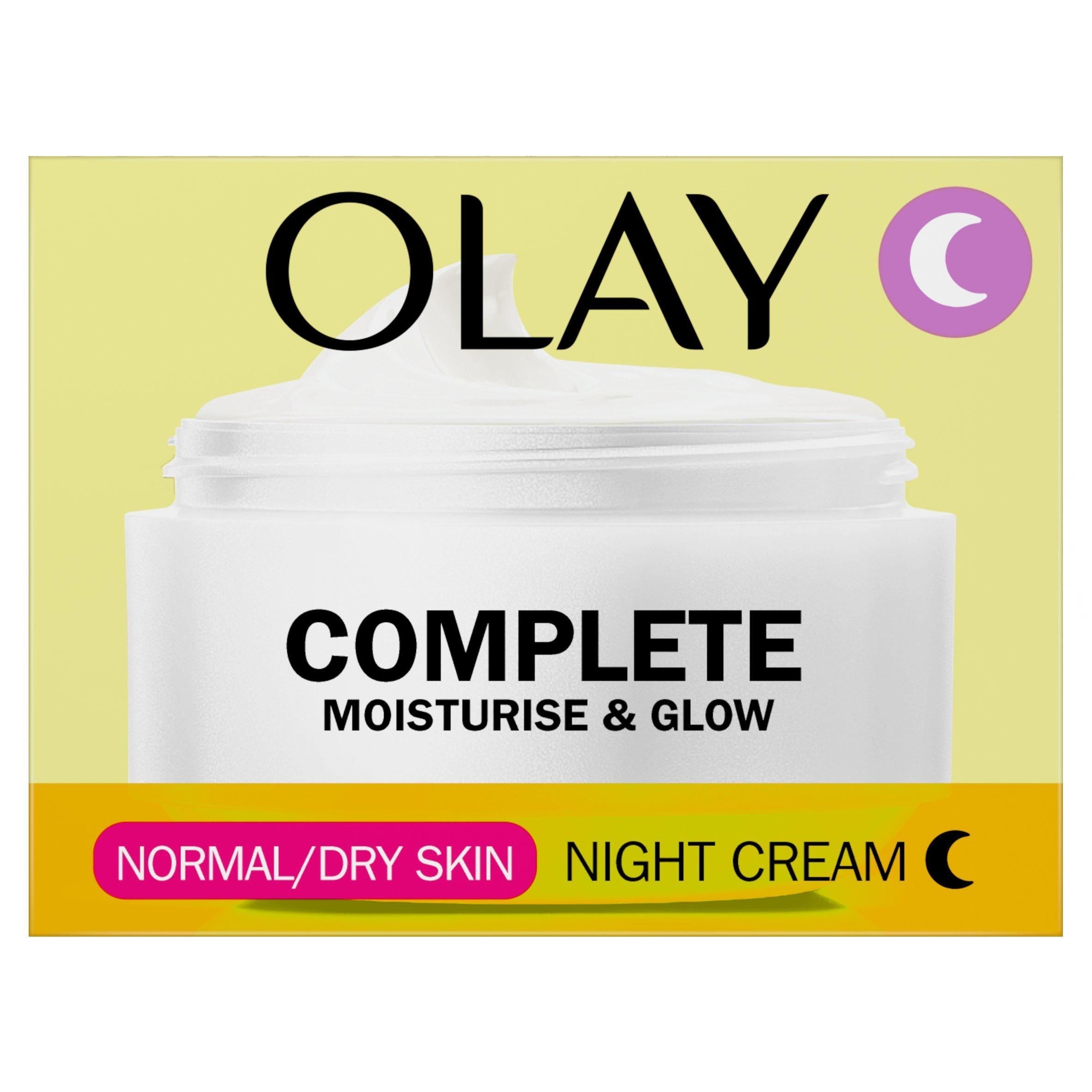 Olay Complete Moisturise & Glow Night Cream For Healthy Glowing Skin 50ml