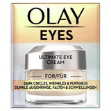 Olay Eyes Ultimate Eye Cream with Niacinamide for Dark Circles Wrinkles 15ml