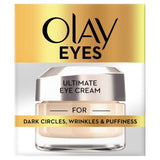 Olay Eyes Ultimate Eye Cream with Niacinamide for Dark Circles Wrinkles 15ml