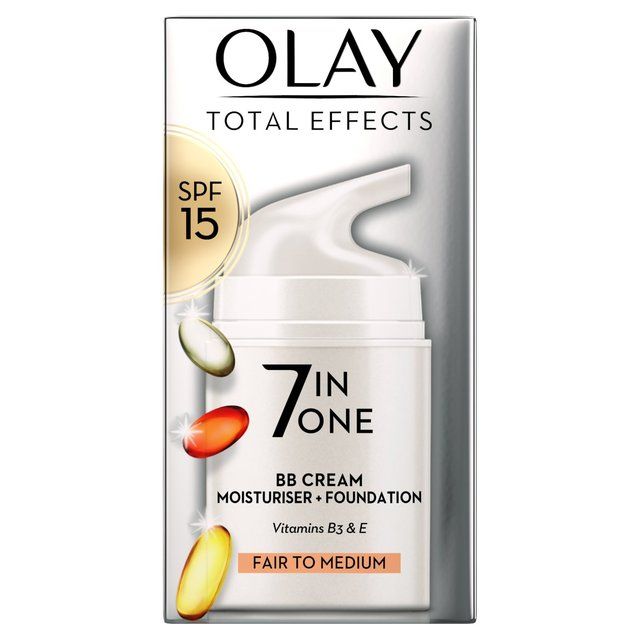 Olay Total Effects 7in1 Touch of Foundation BB Moisturiser Fair to Medium 50ml