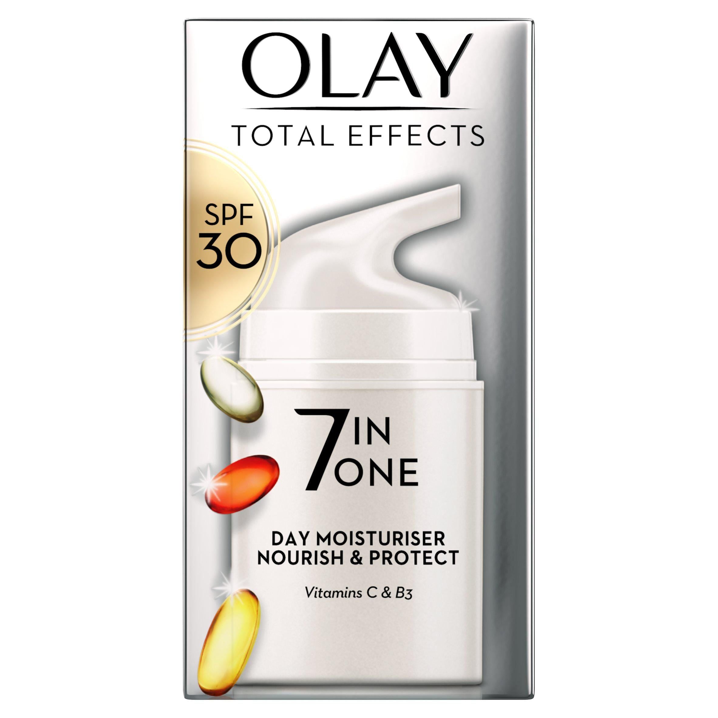 Olay Total Effects SPF 30, 7 in 1 Anti-Ageing Moisturiser 50 ml