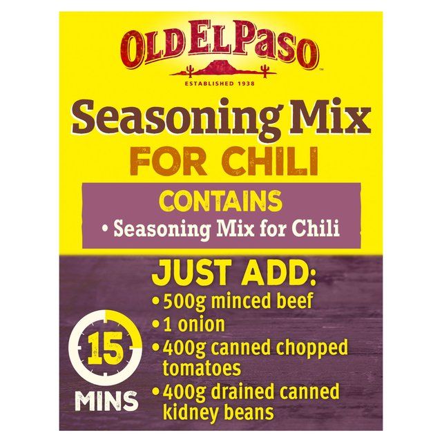 Old El Paso Chilli Seasoning Mix 39g