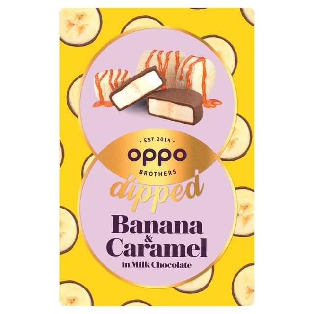 Oppo Brothers Dipped Banana & Caramel in Milk Chocolate 150g