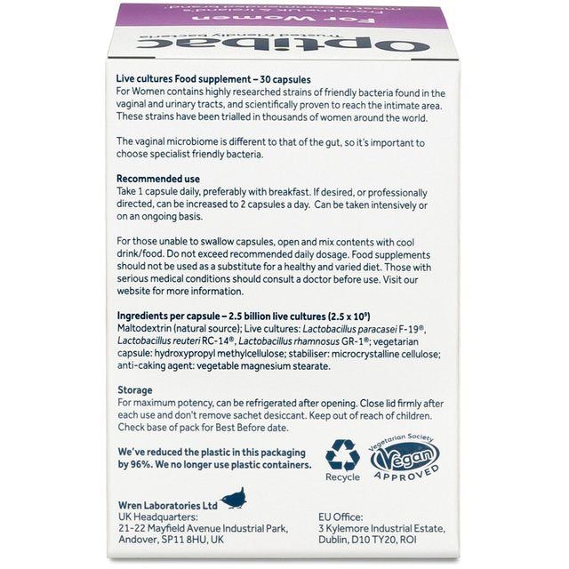 Optibac Probiotics For Women 30 per pack