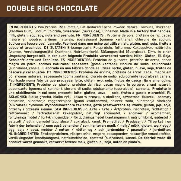 Optimum Nutrition Chocolate Muscle Support & Repair