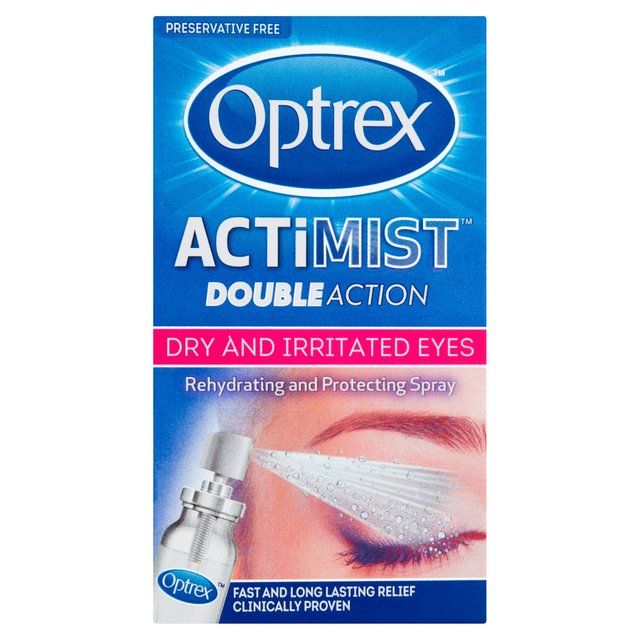 Optrex ActiMist Double Action Spray Dry Eyes 10ml
