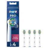 Oral-B FlossAction Toothbrush Heads 4 per pack
