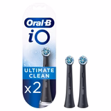 Oral-B iO Ultimate Clean Black Toothbrush Heads x2