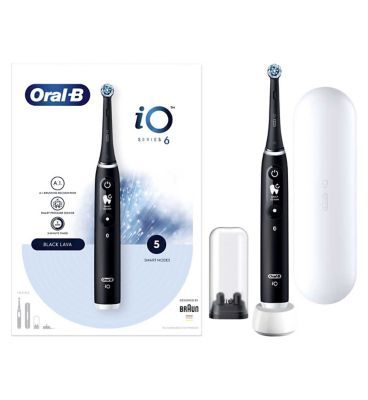 Oral-B iO6 Electric Toothbrush - Black Lava