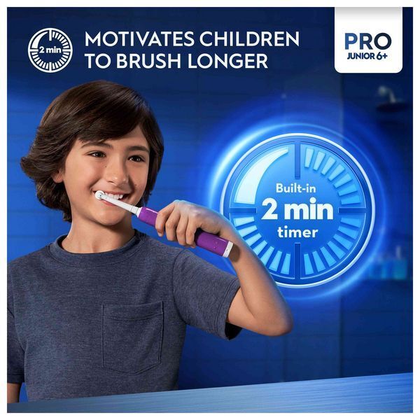 Oral-B Pro Junior 6+ Purple Electric Toothbrush