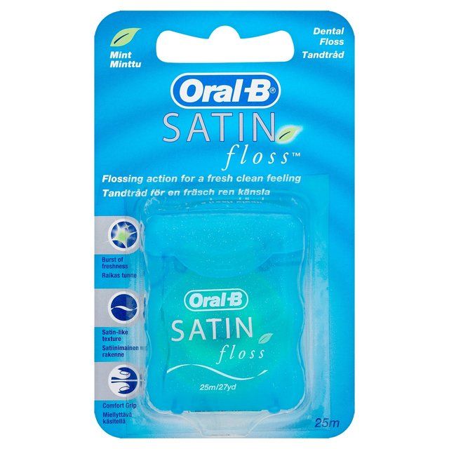 Oral-B Satin Mint Dental Floss 25m