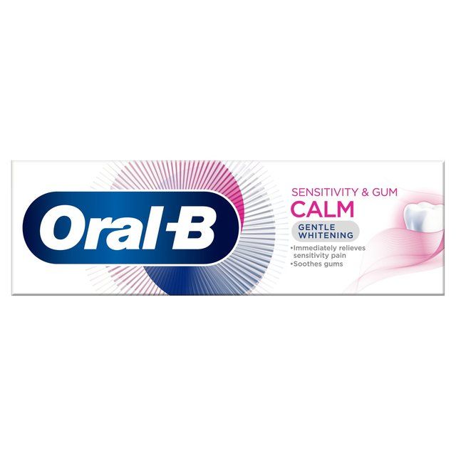 Oral-B Sensitivity And Gum Calm Toothpaste Gentle Whitening 75ml