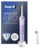Oral B Vitality Pro Purple Electric Toothbrush Designed By Braun