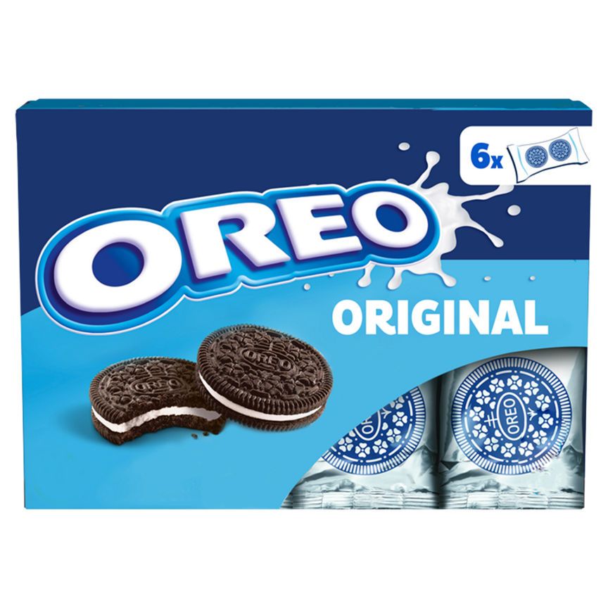 Oreo Original Vanilla Biscuit 6 Snack Packs