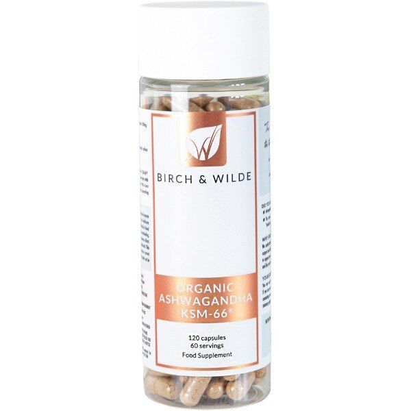 Organic Ashwagandha Ksm-66 Capsules 120S