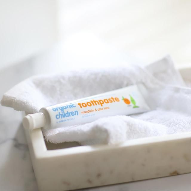 Organic Children Mandarin & Aloe Vera Fluoride Free Toothpaste   50ml