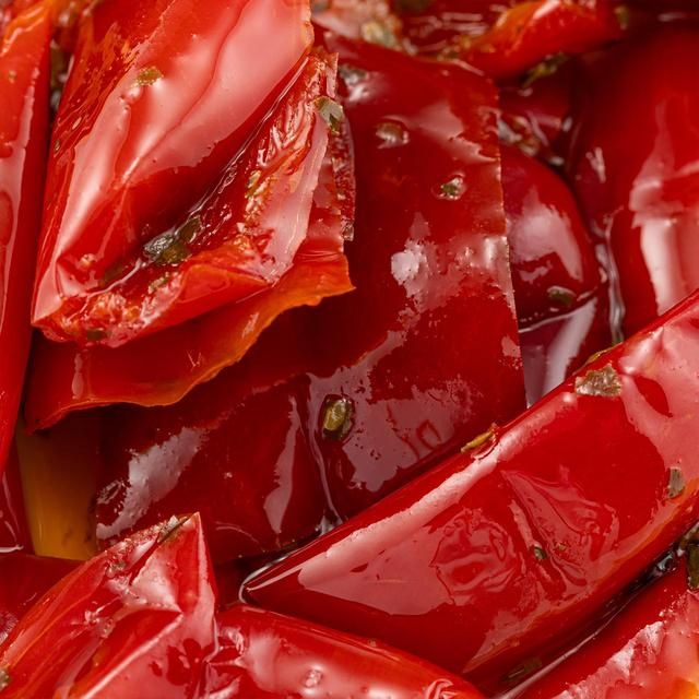 Organico Grilled peppers in oil 190g