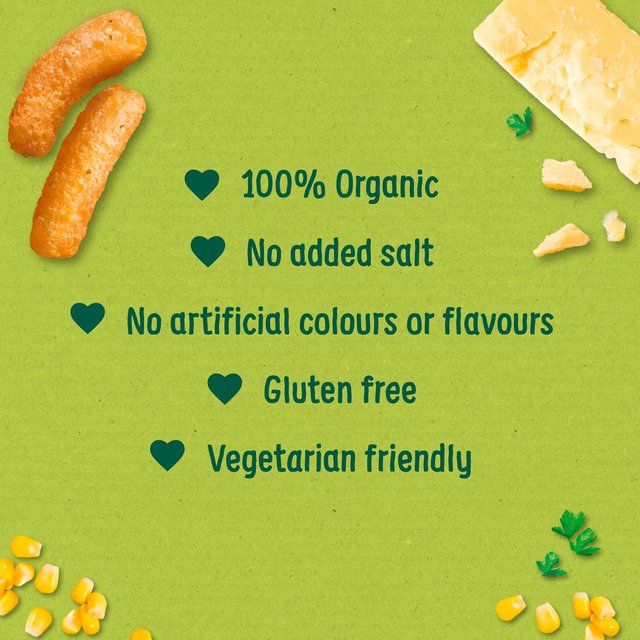 Organix Cheese & Herb Orgnic Puffs 10 mths+ Multipack 4 x 15g