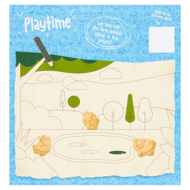 Organix Farm Animal Biscuits 12 mths Value Box 100g